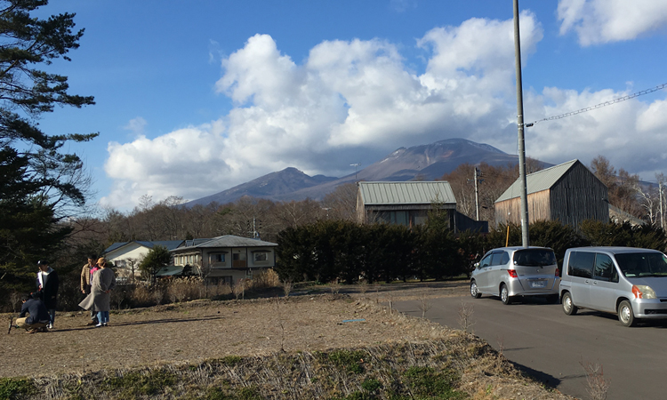 視界を遮るものが何もない軽井沢の売地